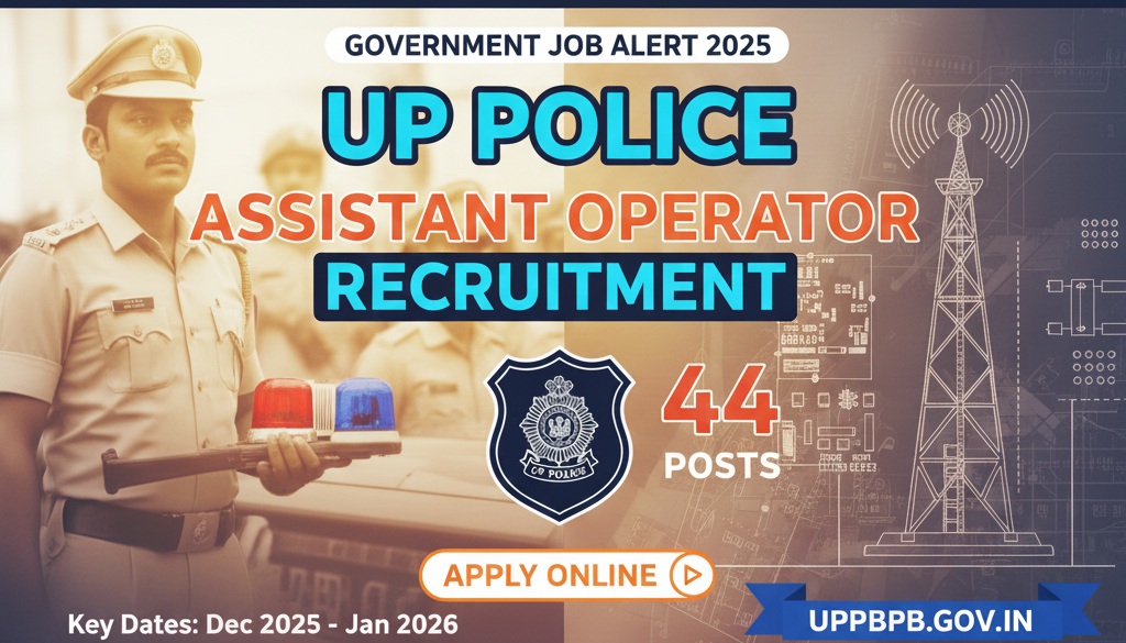 UP Police Assistant Operator Recruitment 2025