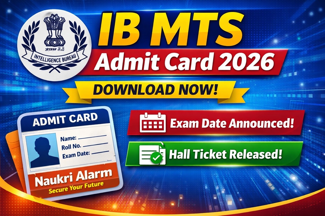 IB MTS Admit Card 2026 Out