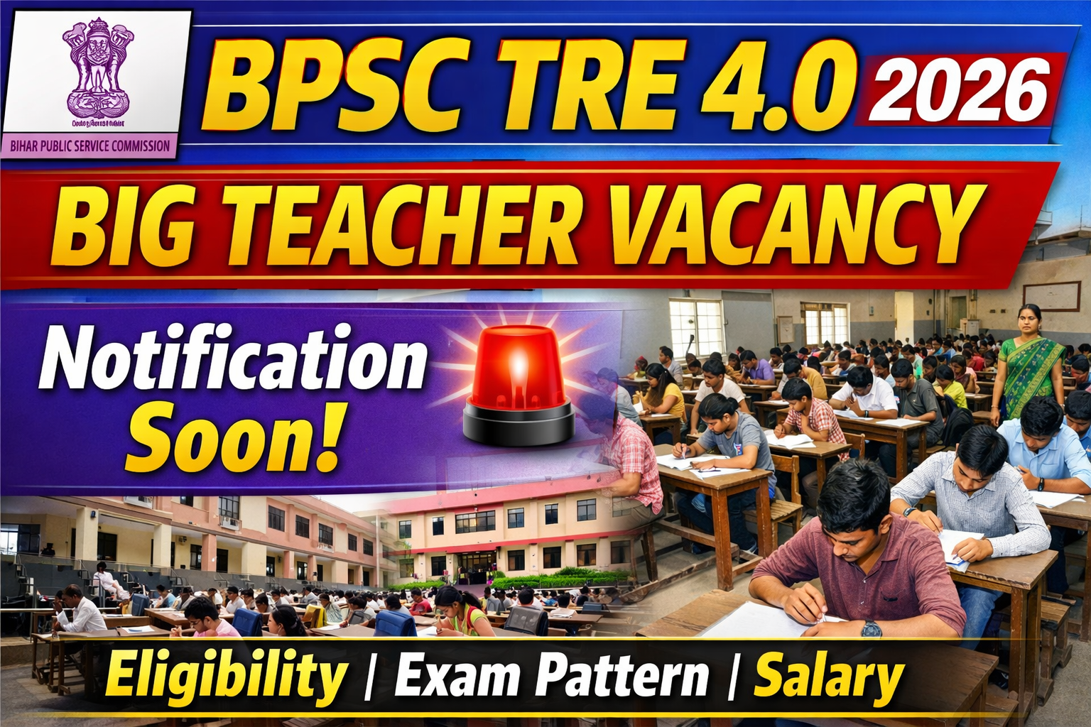BPSC TRE 4.0 Recruitment Online Form 2026