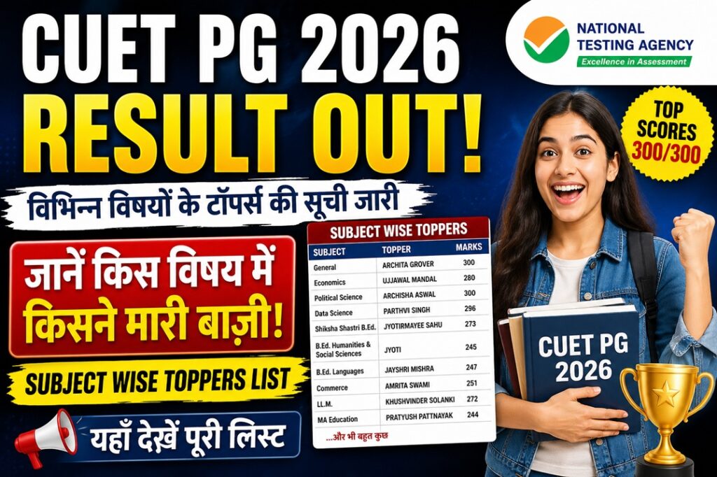 CUET PG 2026 Result
