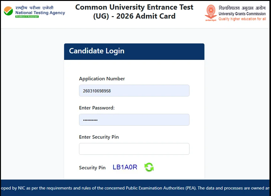 CUET UG Admit Card 2026 जारी, यहां से करें डाउनलोड – परीक्षा 11 मई से शुरू